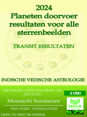 cover image of 2024 Planetendoorvoerresultaten voor alle sterrenbeelden (Dutch)